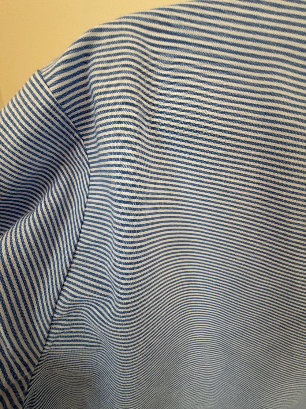 Izod Light Blue Micro-Stripe Dress Shirt - Picture 5 of 6